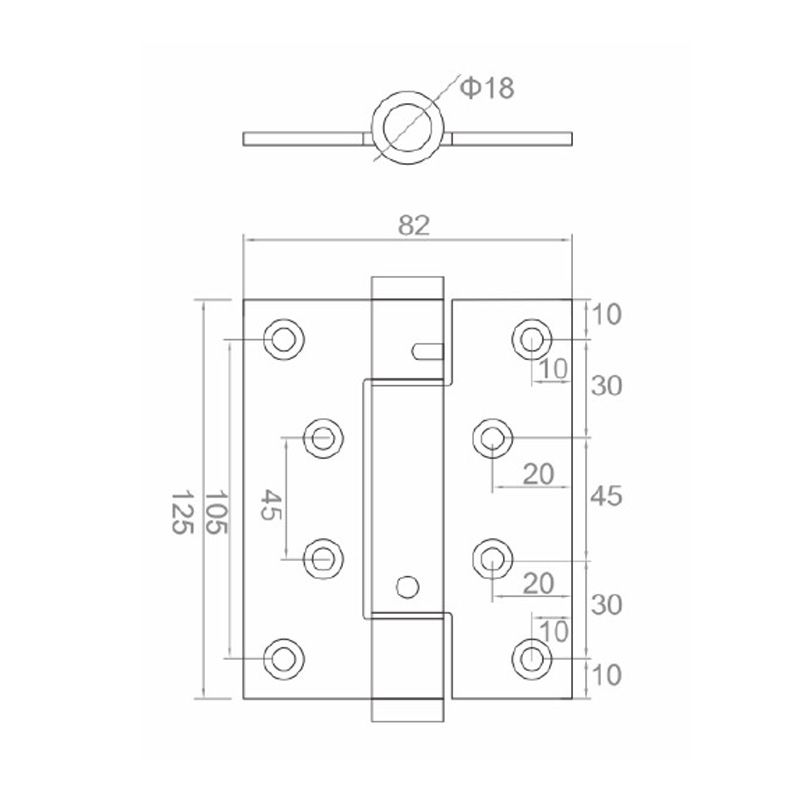 5″90° позиционирование демпфирующей подушки Пружинный шарнир